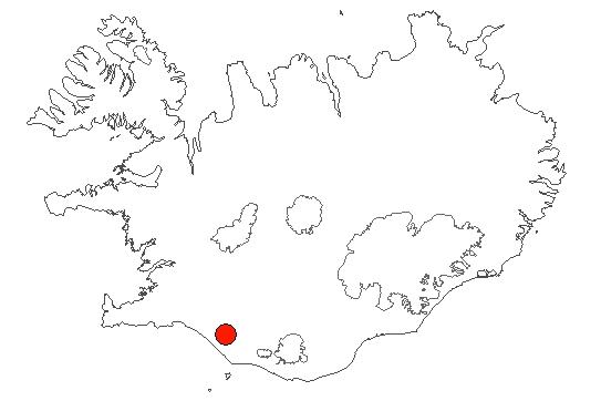 Location of area Lambhagavatn in iceland