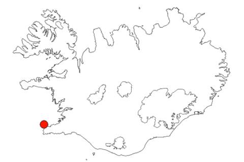 Garðskagi á Íslandskorti