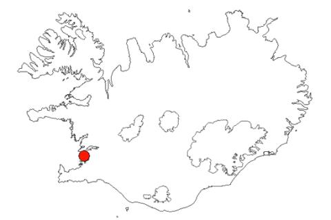 Kjalarnes á Íslandskorti