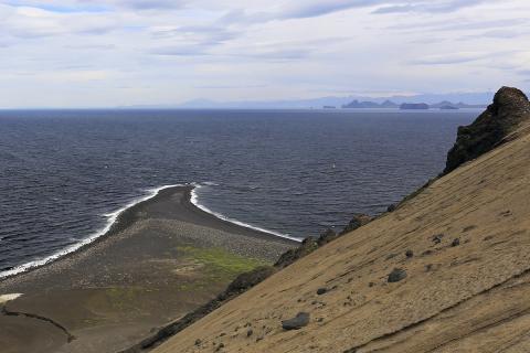 Tanginn á norðurenda Surtseyjar