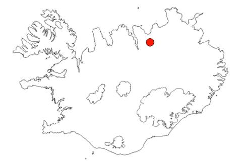 Vestmannsvatn og nágrenni á Íslandskorti
